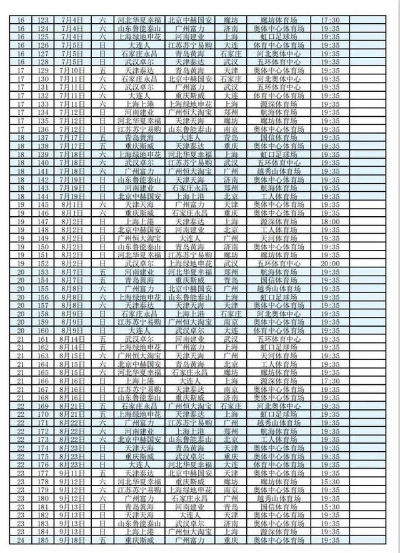 20202021中超赛程表一览（精彩赛事不容错过）